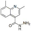 结构式 CAS# 590376-58-2, 2,8-二甲基-4-喹啉甲酰肼