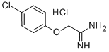 结构式 CAS# 59104-19-7, 2-(4-氯-苯氧基)-乙脒盐酸盐