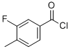 structure of CAS# 59189-97-8, 3-Fluoro-4-Methylbenzoyl Chloride;3-Fluoro-4-Methyl-Benzoyl Chloride;Zinc02567367;Jrd-0863