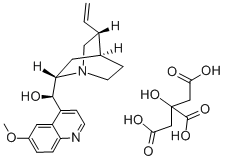 CAS#: 5936-12-9， Quinine Citrate