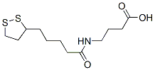 CAS#: 59547-52-3， 4-[[5-(1,2-Dithiolan-3-Yl)-1-Oxopentyl]Amino]Butanoic Acid