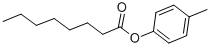 structure of CAS# 59558-23-5, n-Octanoic Acid P-Tolyl Ester;Octanoic Acid (4-Methylphenyl) Ester;Caprylic Acid (4-Methylphenyl) Ester;Octanoic Acid, P-Tolyl Ester