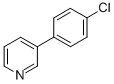 structure of CAS# 5957-97-1, 3-(4-Chloro-Phenyl)-Pyridine;3-(4-CHLORO-PHENYL)-PYRIDINE