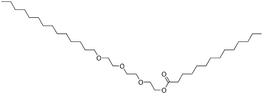 CAS#: 59599-55-2， Tetradecanoic Acid 2-[2-[2-(Tetradecyloxy)Ethoxy]Ethoxy]Ethyl Ester