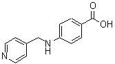 结构式 CAS# 5966-20-1, 4-[(4-吡啶基甲基)氨基]苯甲酸