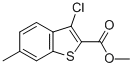 structure of CAS# 59812-34-9, Methyl 3-chloro-6-methylbenzo[b]thiophene-2-carboxylate;Benzo[B]Thiophene-2-Carboxylic Acid, 3-Chloro-6-Methyl-, M;METHYL 3-CHLORO-6-METHYLBENZO(B)THIOPHE&
