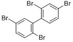 structure of CAS# 60044-24-8, 2,2',4,5'-Tetrabromobiphenyl;2,2',4,5-Tetrabromobiphenyl;1,1'-Biphenyl, 2,2',4,5-Tetrabromo-