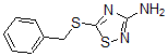 结构式 CAS# 60093-11-0, 5-[(苯基甲基)硫代]-1,2,4-噻二唑-3-胺