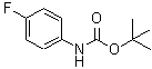 结构式 CAS# 60144-53-8, (4-氟苯基)氨基甲酸叔丁酯