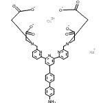 structure of CAS# 601494-52-4, Europium(3+) sodium 2,2',2'',2'''-{[4'-(4'-amino-4-biphenylyl)-2,2':6',2''-terpyridine-6,6''-diyl]bis(methylenenitrilo)}tetraacetate (1:1:1);ATBTA-Eu3+