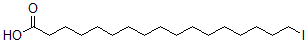 结构式 CAS# 60451-92-5, 17-碘-十七烷酸
