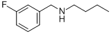 structure of CAS# 60509-34-4, N-(3-Fluorophenylmethyl)Butylamine;Butyl-(3-Fluorobenzyl)Amine;90389-44-9 (Hydrochloride);Aids-011080