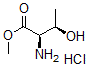 结构式 CAS# 60538-18-3, D-别苏氨酸甲酯盐酸盐(1:1)