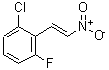 structure of CAS# 60610-68-6, 1-Chloro-3-Fluoro-2-[(E)-2-Nitrovinyl]Benzene;1-(2-Chloro-6-fluorophenyl)-2-nitroethene;1-(2-Chloro-6-fluorophenyl)-2-nitroethylene;1-(2-Chloro-6-fluorophenyl)-2-nitroethylene 97%
