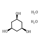 structure of CAS# 60662-54-6, (1S,3S,5S)-1,3,5-Cyclohexanetriol Dihydrate;cis,cis-1,3,5-Trihydroxycyclohexane;CISCIS-135-CYCLOHEXANETRIOLDIHYDRATE;cis-Phloroglucitol