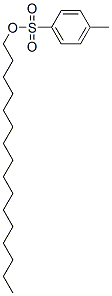 structure of CAS# 6068-28-6, p-Toluenesulfonic Acid Hexadecyl Ester;4-Methylbenzenesulfonic Acid Hexadecyl Ester;4-Methylbenzenesulfonic Acid Cetyl Ester;Nsc229435