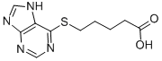 CAS#: 608-12-8， 5-(1H-Purin-6-ylthio)pentanoic acid