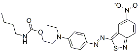 CAS#: 60809-93-0， 2-[Ethyl[4-[(5-Nitro-2,1-Benzisothiazol-3-Yl)Azo]Phenyl]Amino]Ethyl Butylcarbamate