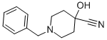 structure of CAS# 6094-60-6, 1-Benzyl-4-Cyano-4-Hydroxypiperidine;4-Hydroxy-1-(Phenylmethyl)-4-Piperidinecarbonitrile;1-(Benzyl)-4-Hydroxy-Isonipecotonitrile;1-Benzyl-4-Hydroxypiperidine-4-Carbonitrile