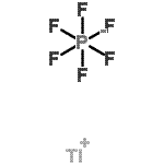 structure of CAS# 60969-19-9, Thallium(1+) Hexafluorophosphate;thallium (I) hexafluorophosphate;Thallium hexafluorophosphate;Thallium(I) hexafluorophosphate 97%