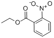 结构式 CAS# 610-34-4, 2-硝基苯甲酸乙酯