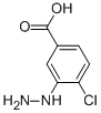 结构式 CAS# 61100-67-2, 4-氯-3-肼基苯甲酸