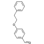 结构式 CAS# 61343-82-6, 4-(2-苯基乙氧基)苯甲醛