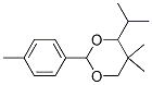 CAS 登录号：61683-75-8， 5,5-二甲基-2-(4-甲基苯基)-4-丙-2-基-1,3-二恶烷