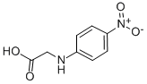 结构式 CAS# 619-91-0, (4-硝基苯胺基)乙酸