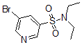 structure of CAS# 62009-37-4, 5-Bromo-N,N-Diethyl-3-Pyridinesulfonamide;5-Bromo-N,N-Diethylpyridine-3-Sulphonamide 95%;5-Bromo-N,N-Diethylpyridine-3-Sulphonamide;5-Bromo-N,N-Diethylpyridine-3-Sulfonamide