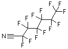 结构式 CAS# 62038-08-8, 2,2,3,3,4,4,5,5,6,6,7,7,7-十三氟-庚腈