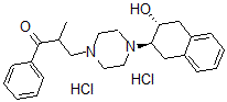 CAS#: 62046-91-7， 3-[4-[(2R,3R)-3-Hydroxy-2-tetralinyl]-1-piperazinyl]-2-methyl-1-phenylpropan-1-one dihydrochloride