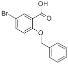 结构式 CAS# 62176-31-2, 2-苄氧基-5-溴-苯甲酸