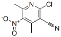 structure of CAS# 6220-77-5, 2-Chloro-4,6-Dimethyl-5-Nitro-Nicotinonitrile;2-Chloro-4,6-Dimethyl-5-Nitro-Pyridine-3-Carbonitrile;2-Chloro-4,6-Dimethyl-5-Nitro-3-Pyridinecarbonitrile;2-Chloro-4,6-Dimethyl-5-Nitro-Nicotinonitrile