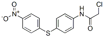 结构式 CAS# 62292-40-4, 2-氯-N-[4-[(4-硝基苯基)硫代]苯基]乙酰胺