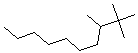 结构式 CAS# 62338-09-4, 2,2,3-三甲基-癸烷