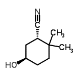 CAS 登录号：623563-89-3， (1S,5R)-5-羟基-2,2-二甲基环己烷甲腈
