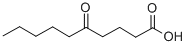 structure of CAS# 624-01-1, 5-Oxodecanoic Acid;5-Ketocapric Acid;5-Oxo Capric Acid;5-Oxo-Decanoic Acid