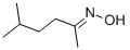structure of CAS# 624-44-2, 5-Methyl-2-Hexanone Oxime;5-Methylhexan-2-One Oxime;0-01-00-00701 (Beilstein Handbook Reference);2-Hexanone, 5-Methyl-, Oxime