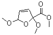 structure of CAS# 62435-72-7, 2,5-Dihydro-2,5-Dimethoxy-2-Furancarboxylic Acid Methyl Ester;2,5-Dimethoxy-5H-Furan-2-Carboxylic Acid Methyl Ester;Methyl 2,5-Dihydro-2,5-Dimethoxyfuran-2-Carboxylate