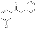 结构式 CAS# 62482-45-5, 3'-氯-2-苯基苯乙酮