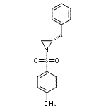 结构式 CAS# 62596-64-9, (2S)-2-苄基-1-[(4-甲基苯基)磺酰基]氮丙啶