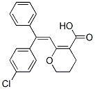 CAS#: 63014-63-1， 2-[2-(4-Chlorophenyl)-2-Phenyl-Ethenyl]-5,6-Dihydro-4H-Pyran-3-Carboxylic Acid