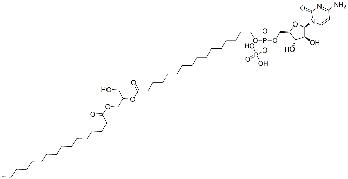CAS#: 63357-80-2， 1 beta-D-Arabinofuranosylcytosine 5'-Diphosphate-L-1,2 Dipalmitin