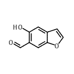CAS#: 63376-65-8， 5-Hydroxy-1-Benzofuran-6-Carbaldehyde