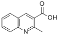 structure of CAS# 635-79-0, 2-Methyl-Quinoline-3-Carboxylic Acid;2-Methyl-3-Quinolinecarboxylate;Zinc01395212