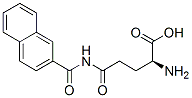 结构式 CAS# 635-86-9, gamma-谷氨酰-2-萘甲酰胺