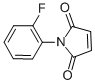 structure of CAS# 63566-53-0, 1-(2-Fluorophenyl)-1H-Pyrrole-2,5-Dione;1-(2-Fluorophenyl)-3-Pyrroline-2,5-Quinone;Bas 06262860;Zinc03885905