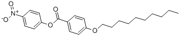 structure of CAS# 63635-84-7, 4-Nitrophenyl 4-Decyloxybenzoate;4-Decoxybenzoic Acid (4-Nitrophenyl) Ester;4-Nitrophenyl 4-(Decyloxy)Benzoate;Sbb007895