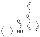 structure of CAS# 63887-50-3, N-Cyclohexyl-2-(Allyloxy)Benzamide;2-Allyloxy-N-Cyclohexyl-Benzamide;2-Allyloxy-N-Cyclohexylbenzamide;N-Cyclohexyl-2-Prop-2-Enoxy-Benzamide